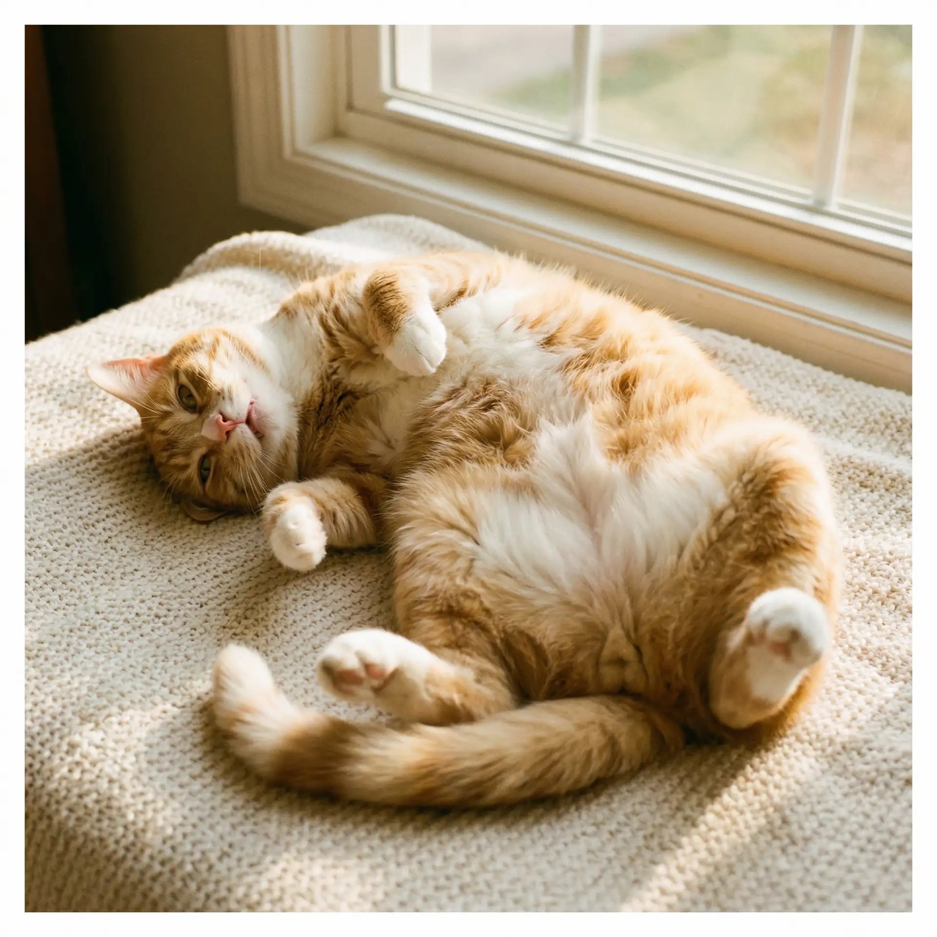猫咪仰躺露出肚皮 - 我喜欢你免费观看电视剧